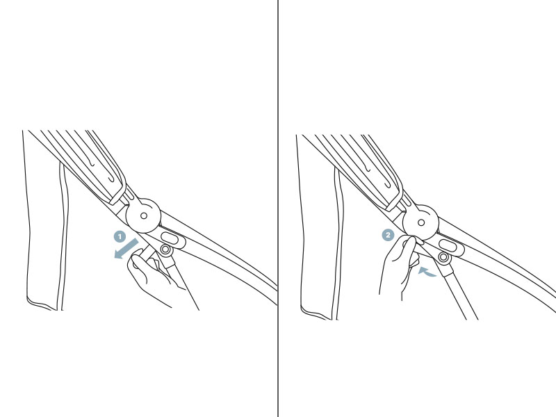 스탠딩바 접기
